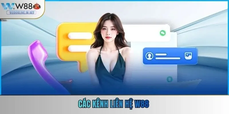 Các kênh liên hệ W88 