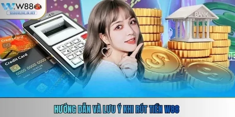 Hướng dẫn và lưu ý khi rút tiền W88